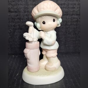 1993 Precious Moments Porcelain Figurine - You Suit Me To A Tee #526193